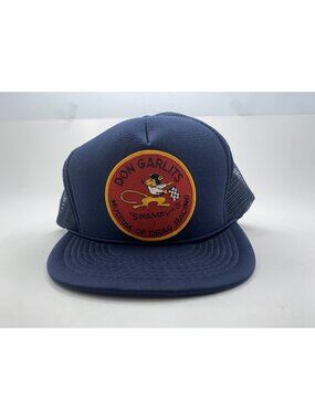 VINTAGE - Don Garlits Museum of Drag Racing "Swampy" Navy Blue Trucker Hat